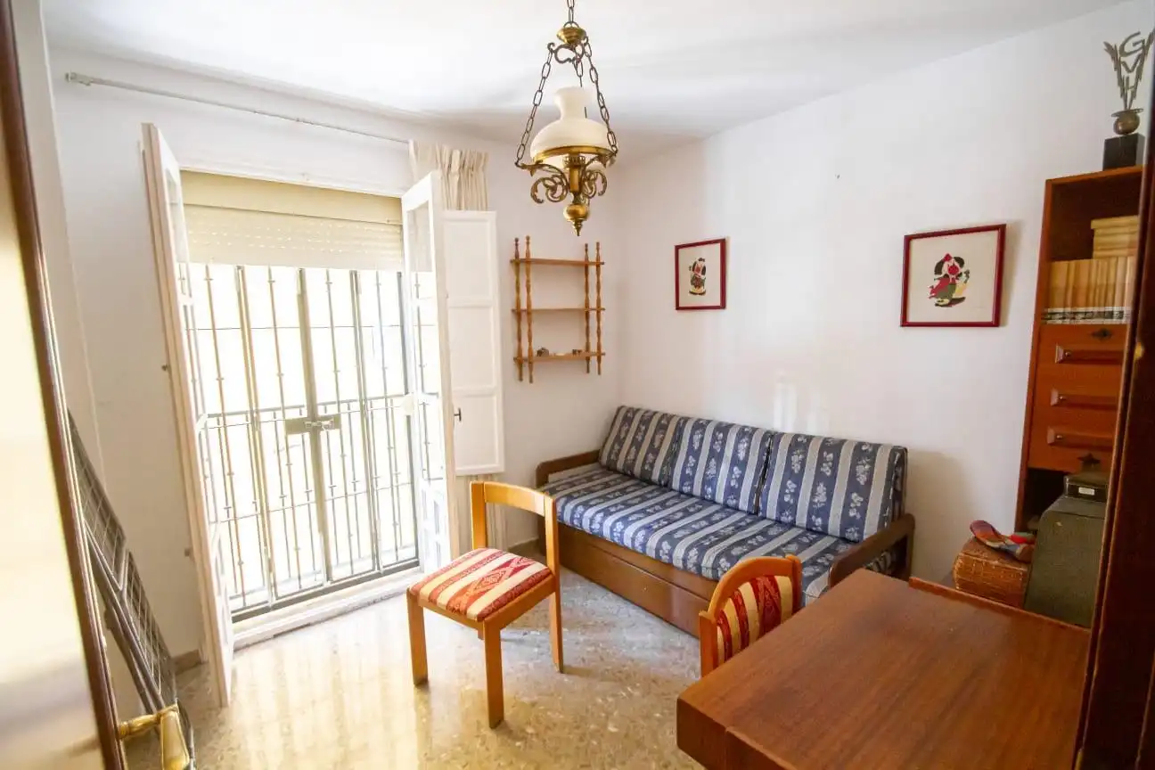 Sala d'estar de Pis en venda en Sevilla amb Aire condicionat i Balcó