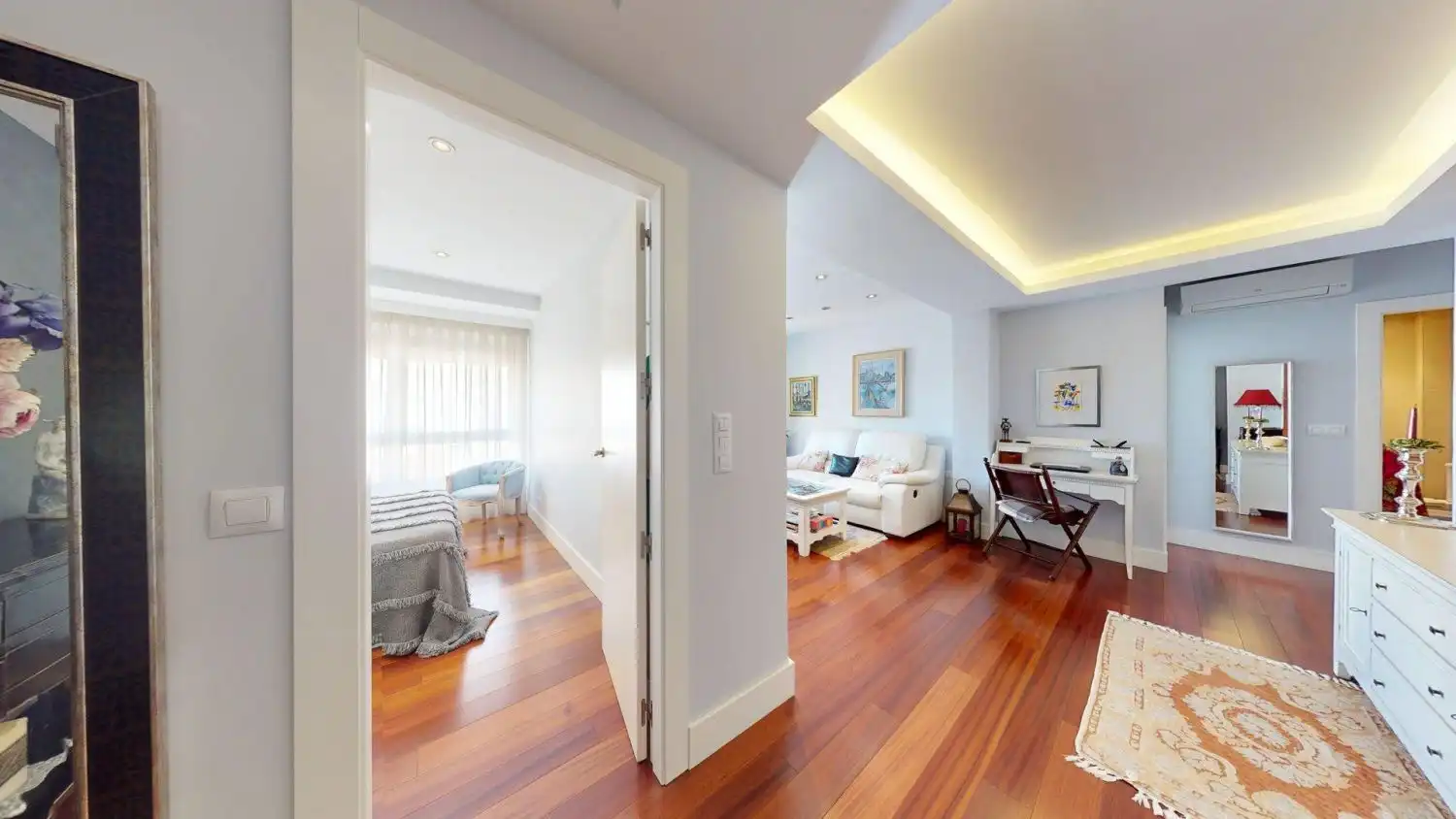 Wohnzimmer von Wohnung zum Verkauf in Alicante / Alacant mit Klimaanlage, Heizung und Balkon