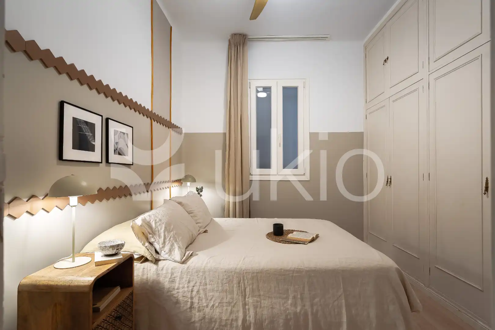 Habitación de Apartamento de alquiler en Madrid con Aire acondicionado, Calefacción y Amueblado