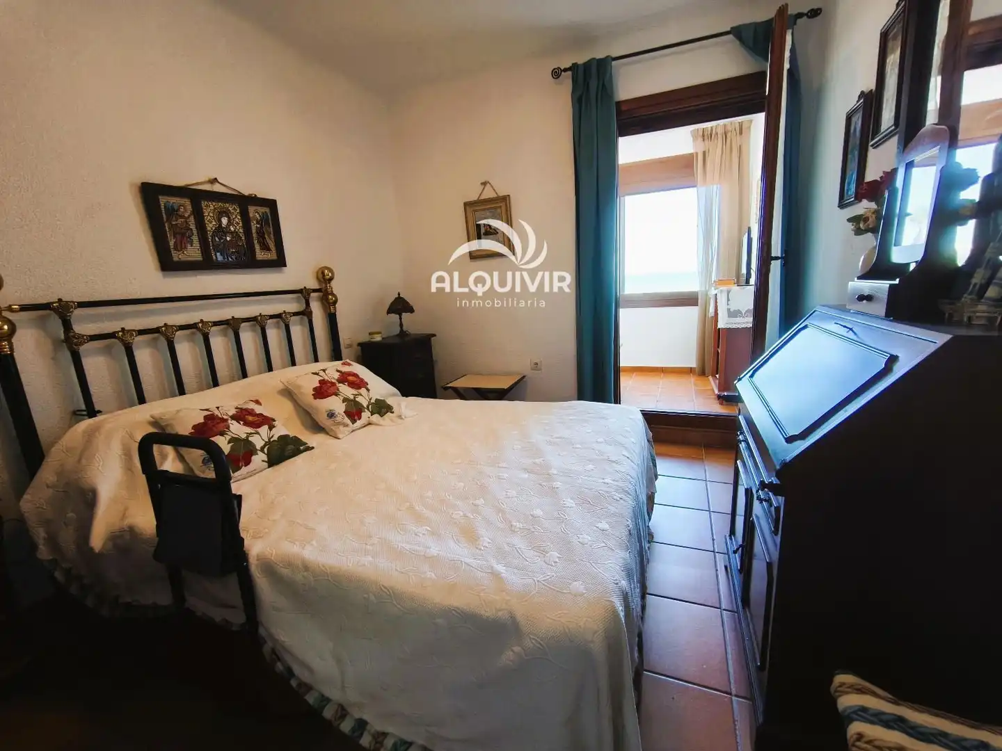 Dormitori de Casa adosada de lloguer en Almonte amb Jardí privat, Terrassa i Moblat