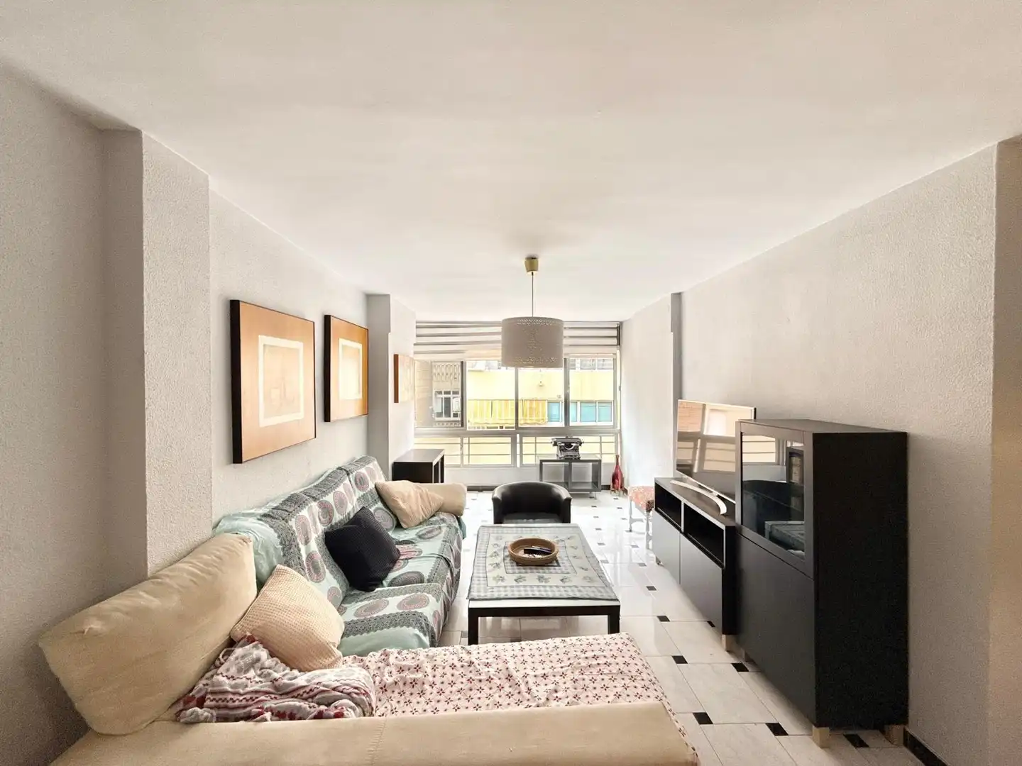 Living room of Flat for rent in Málaga  with Furnished
