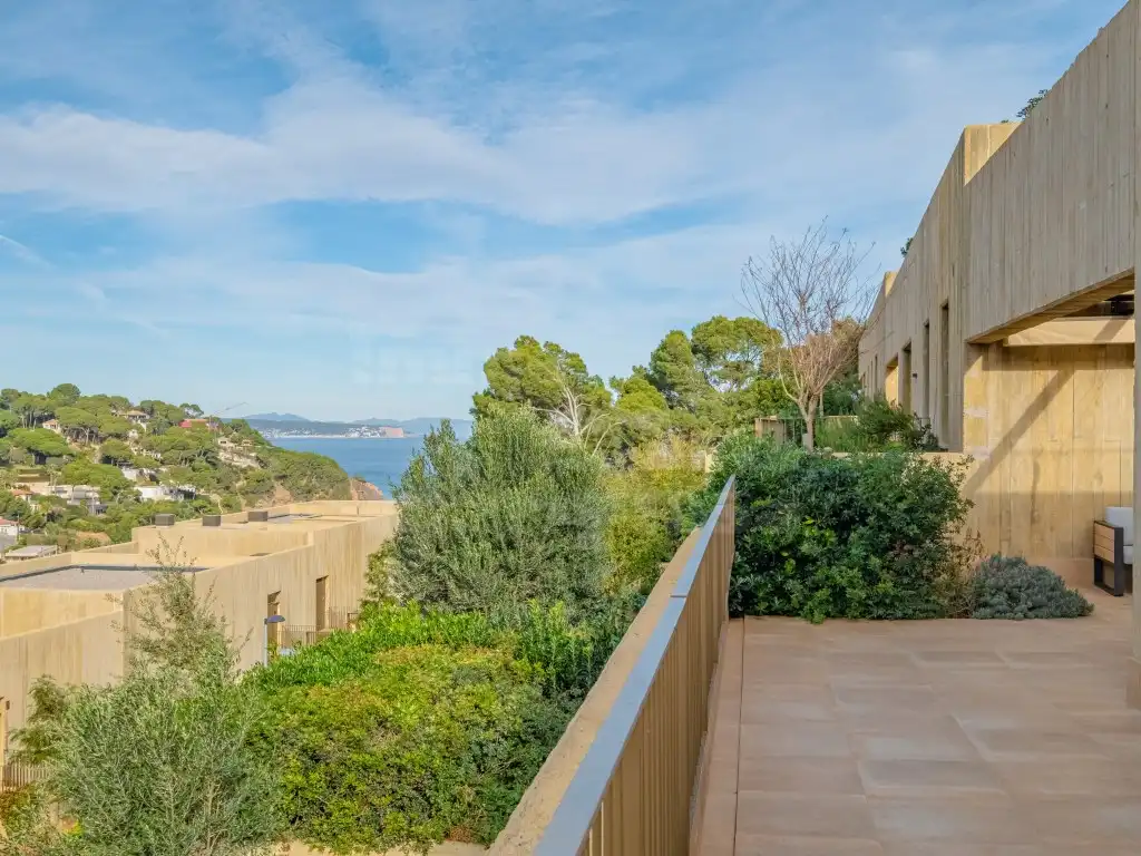 Terraza de Apartamento de alquiler en Begur