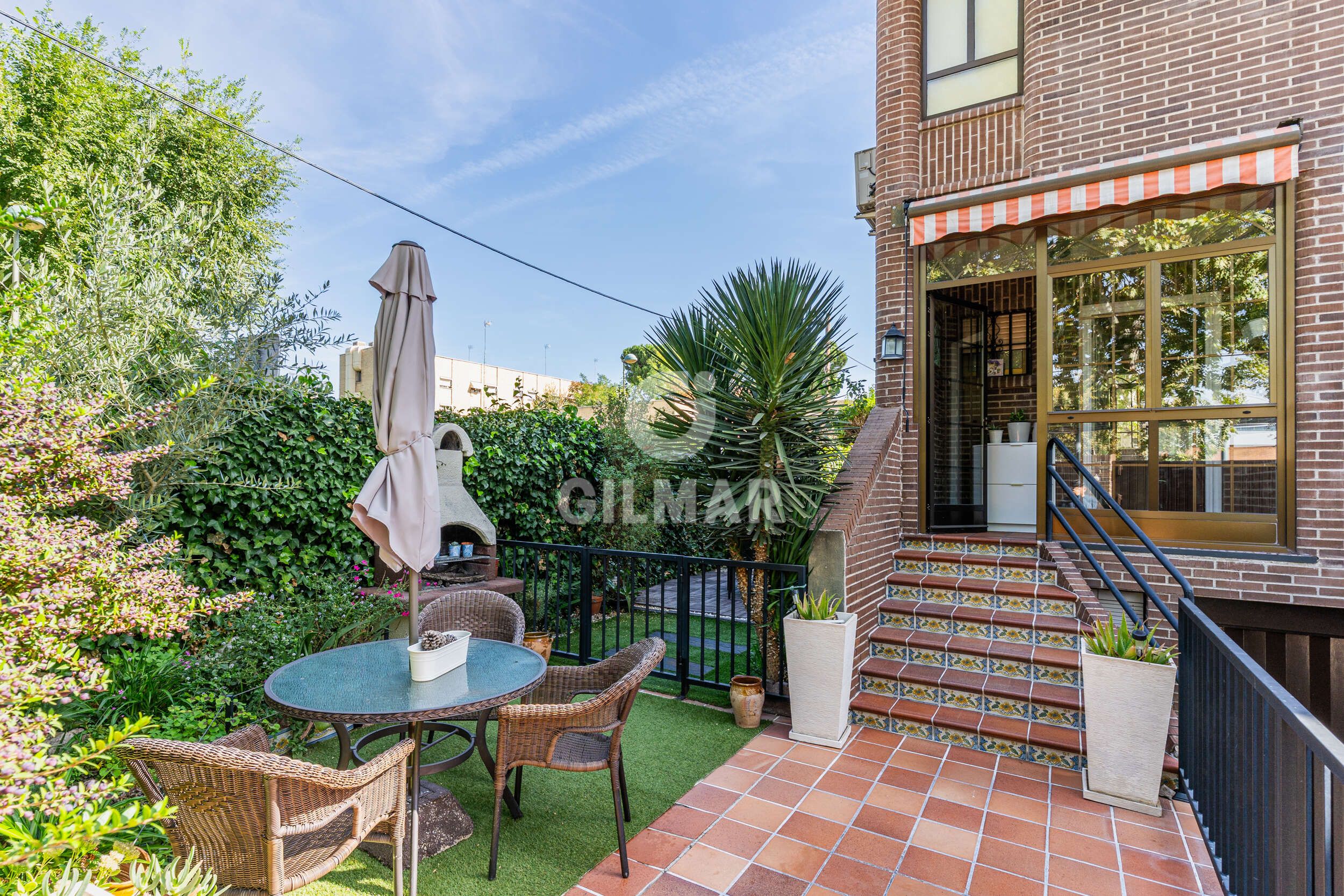 Garden of Single-family semi-detached for sale in Pozuelo de Alarcón  with Heating, Private garden and Swimming Pool