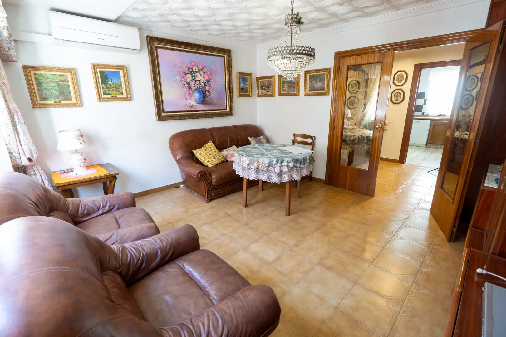 Sala de estar de Piso en venta en Ibi con Trastero y Amueblado