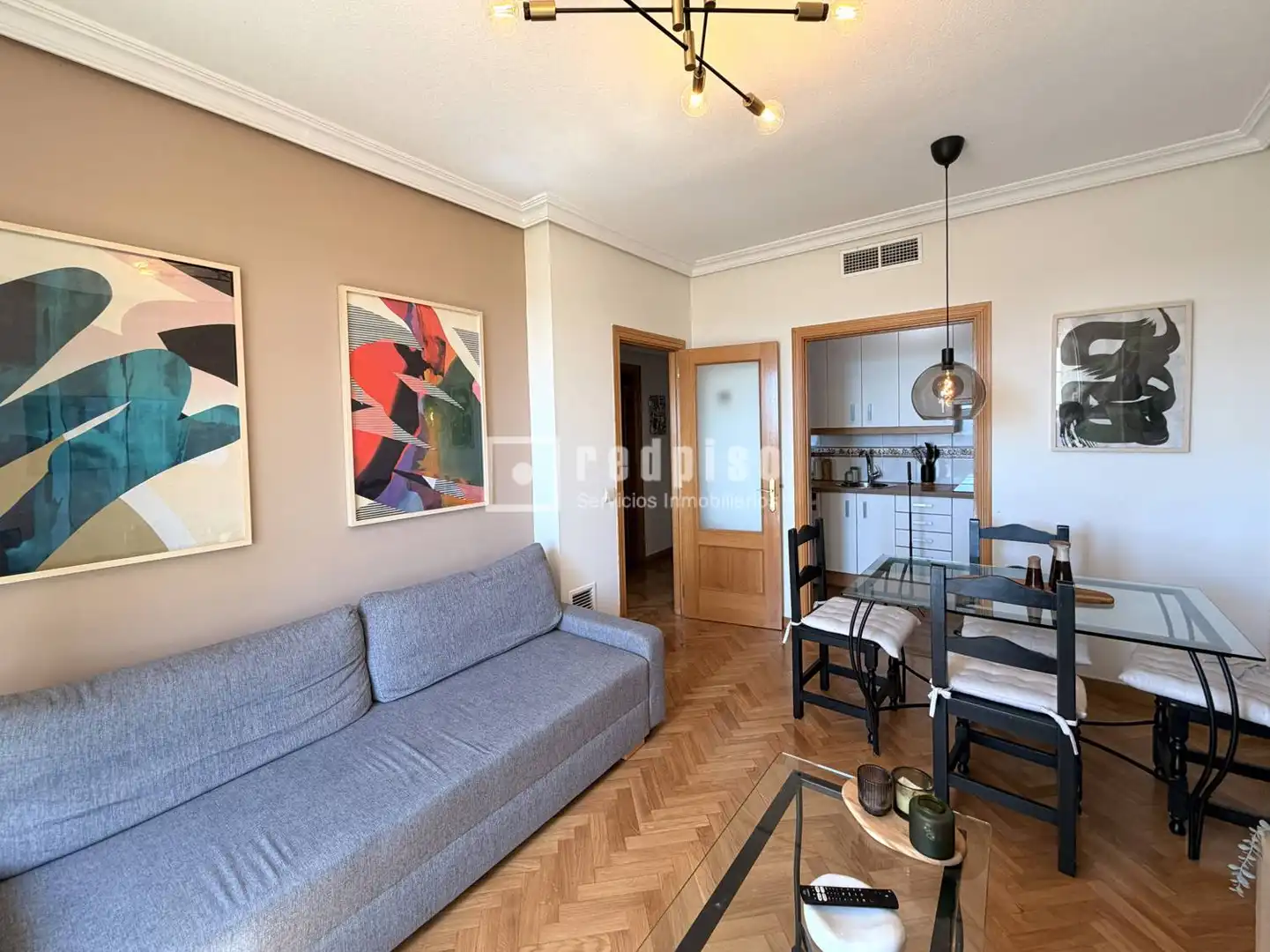 Living room of Flat for sale in Madrid  with Air Conditioner, Heating and Private garden