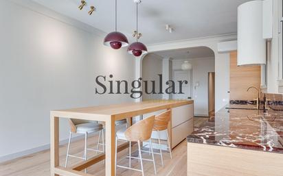 Dining room of Flat for sale in  Barcelona Capital  with Air Conditioner, Heating and Terrace