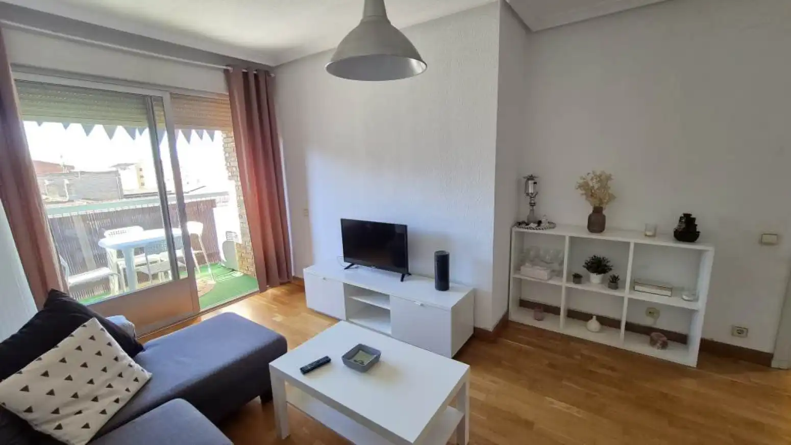 Sala de estar de Piso de alquiler en Salamanca con Calefacción, Parquet y Amueblado