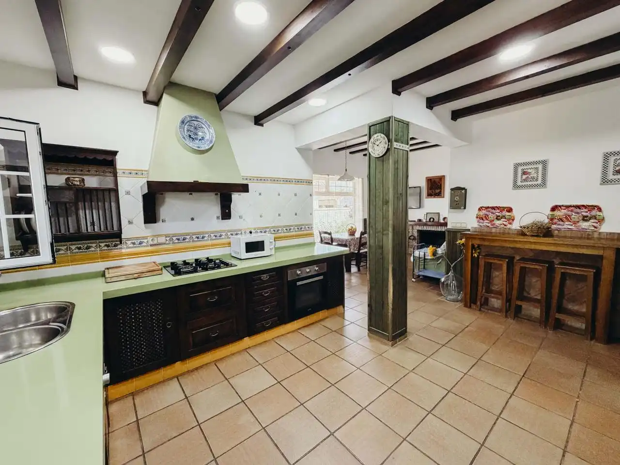 Cocina de Casa o chalet en venta en Arcos de la Frontera con Aire acondicionado, Jardín privado y Terraza