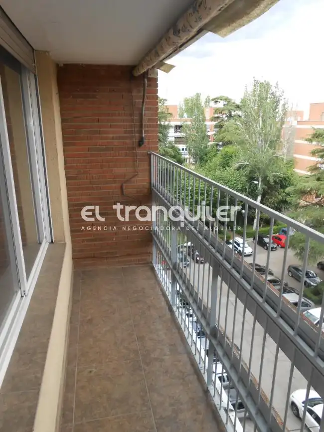 Terrasse von Wohnung zur Miete in Madrid mit Terrasse