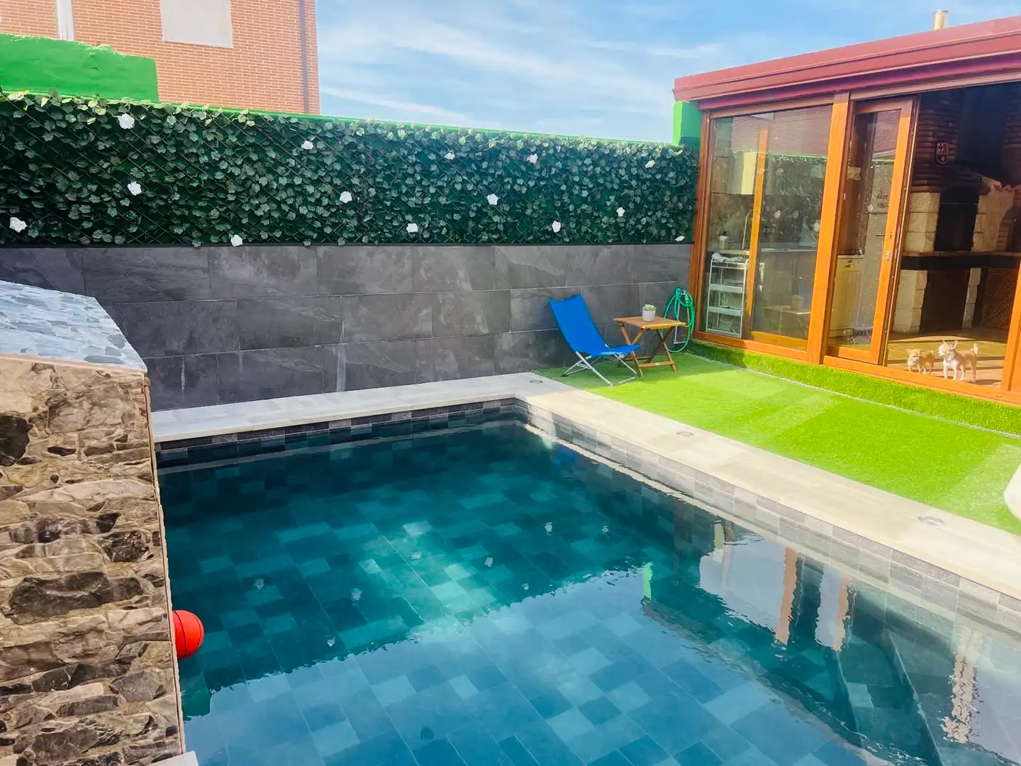 Piscina de Casa o chalet en venta en Valdestillas con Calefacción, Jardín privado y Parquet