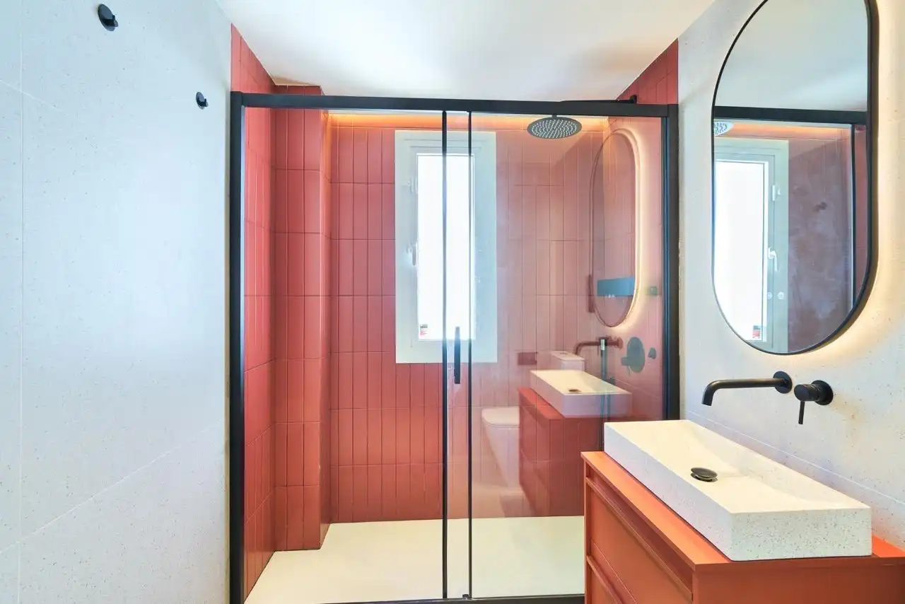 Baño de Apartamento de alquiler en Fuengirola con Aire acondicionado, Terraza y Amueblado