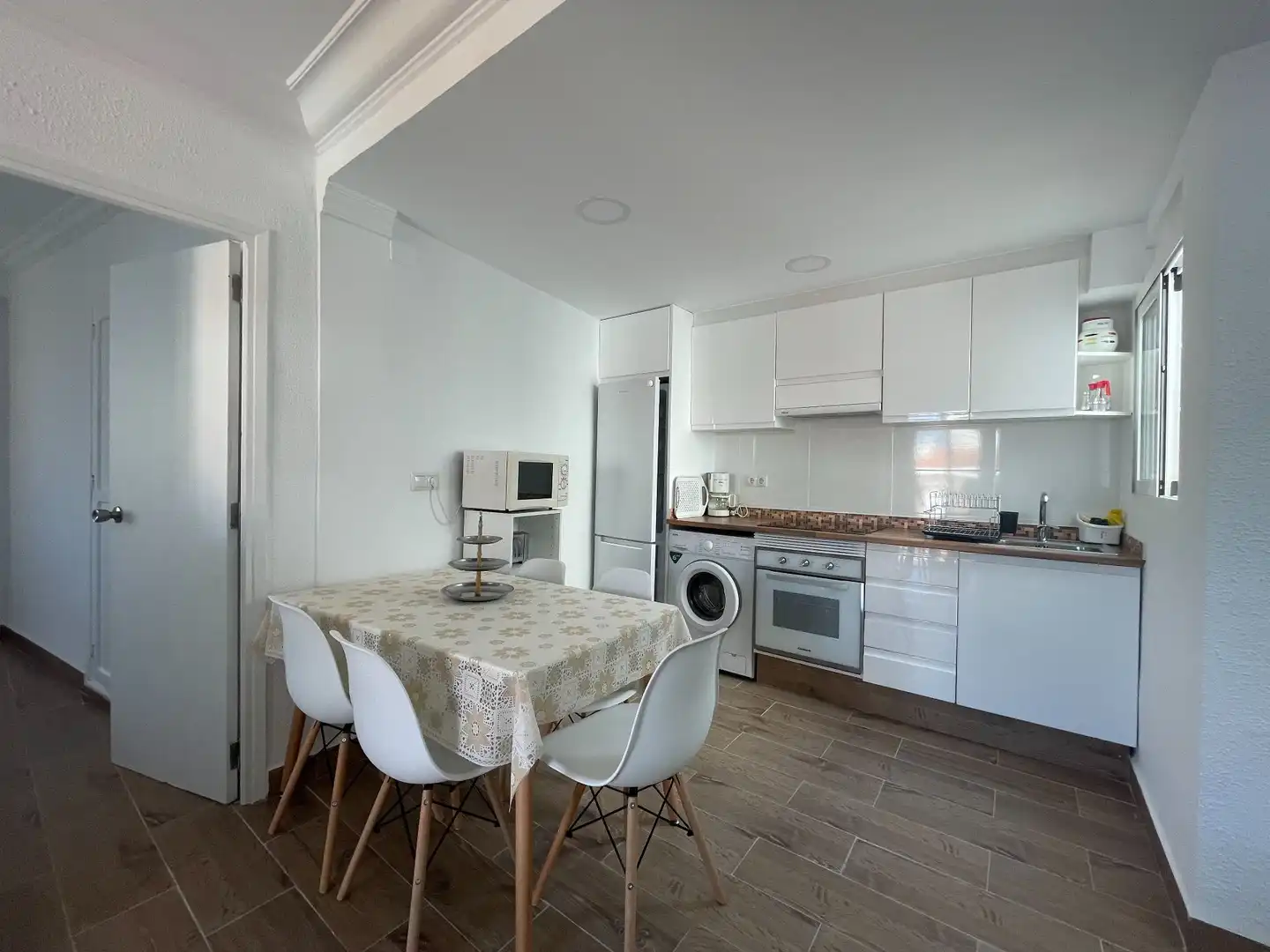 Kitchen of Flat for rent in Castellón de la Plana / Castelló de la Plana  with Terrace and Furnished