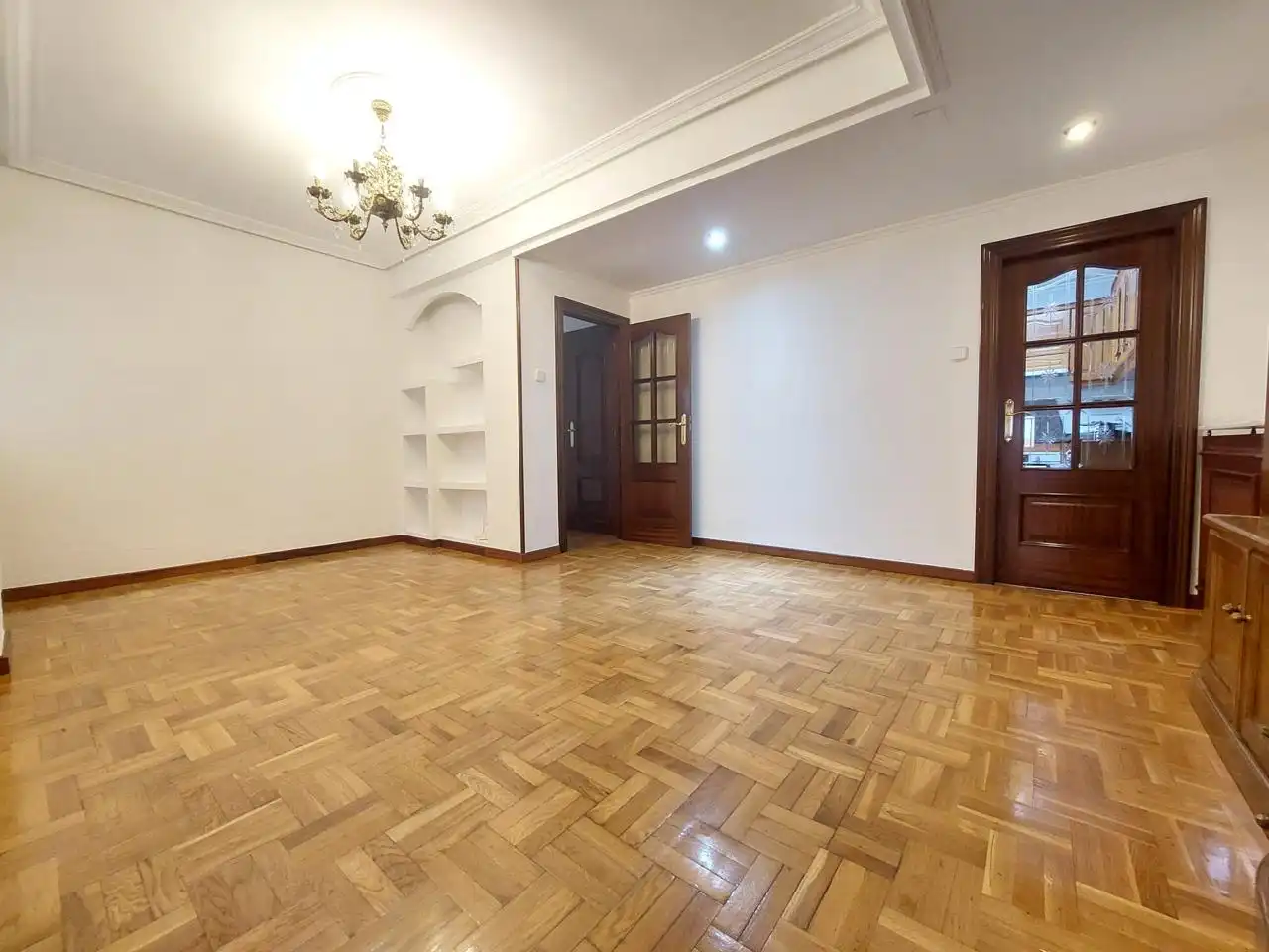 Living room of Flat for sale in Gijón   with Heating and Balcony
