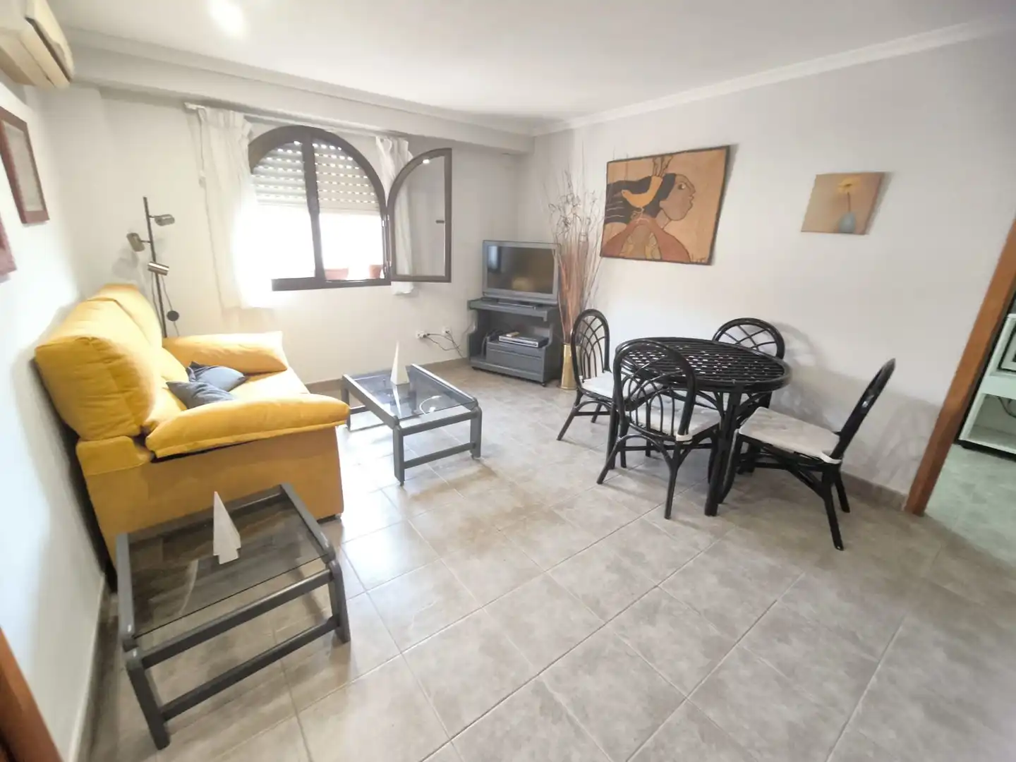 Sala de estar de Piso en venta en Alcoy / Alcoi con Aire acondicionado y Amueblado