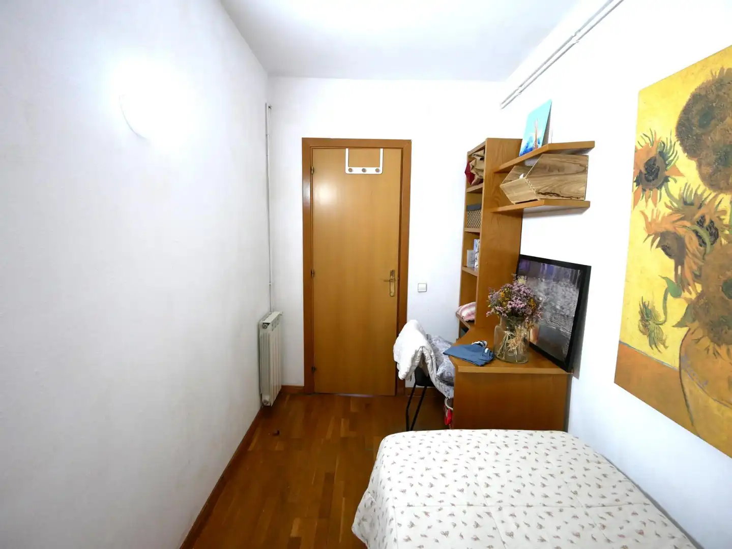 Schlafzimmer von Wohnung zum Verkauf in Barcelona mit Parkett