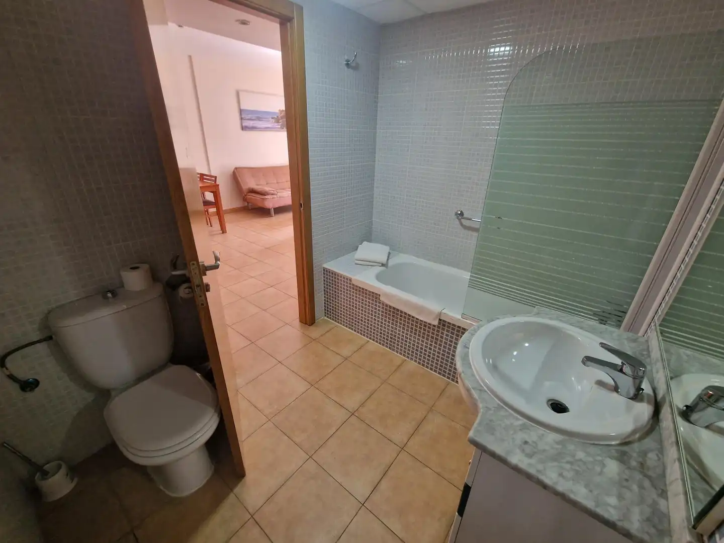 Baño de Apartamento en venta en Águilas con Aire acondicionado, Jardín privado y Terraza