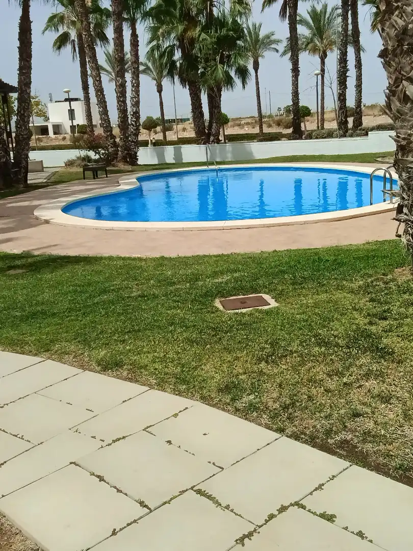 Swimming pool of Flat for sale in Fuente Álamo de Murcia  with Air Conditioner, Heating and Private garden