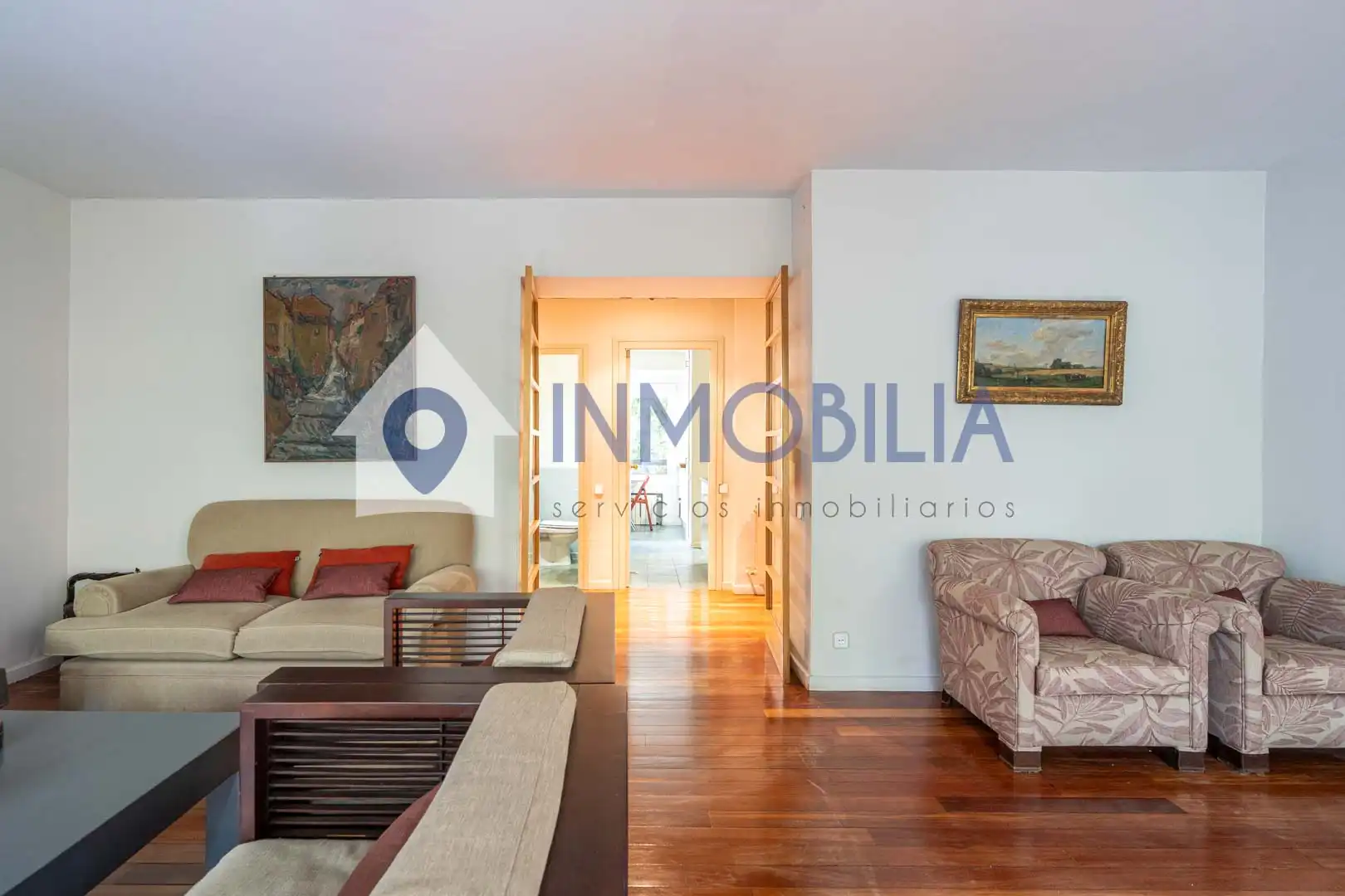 Sala de estar de Piso en venta en Madrid con Calefacción, Jardín privado y Trastero
