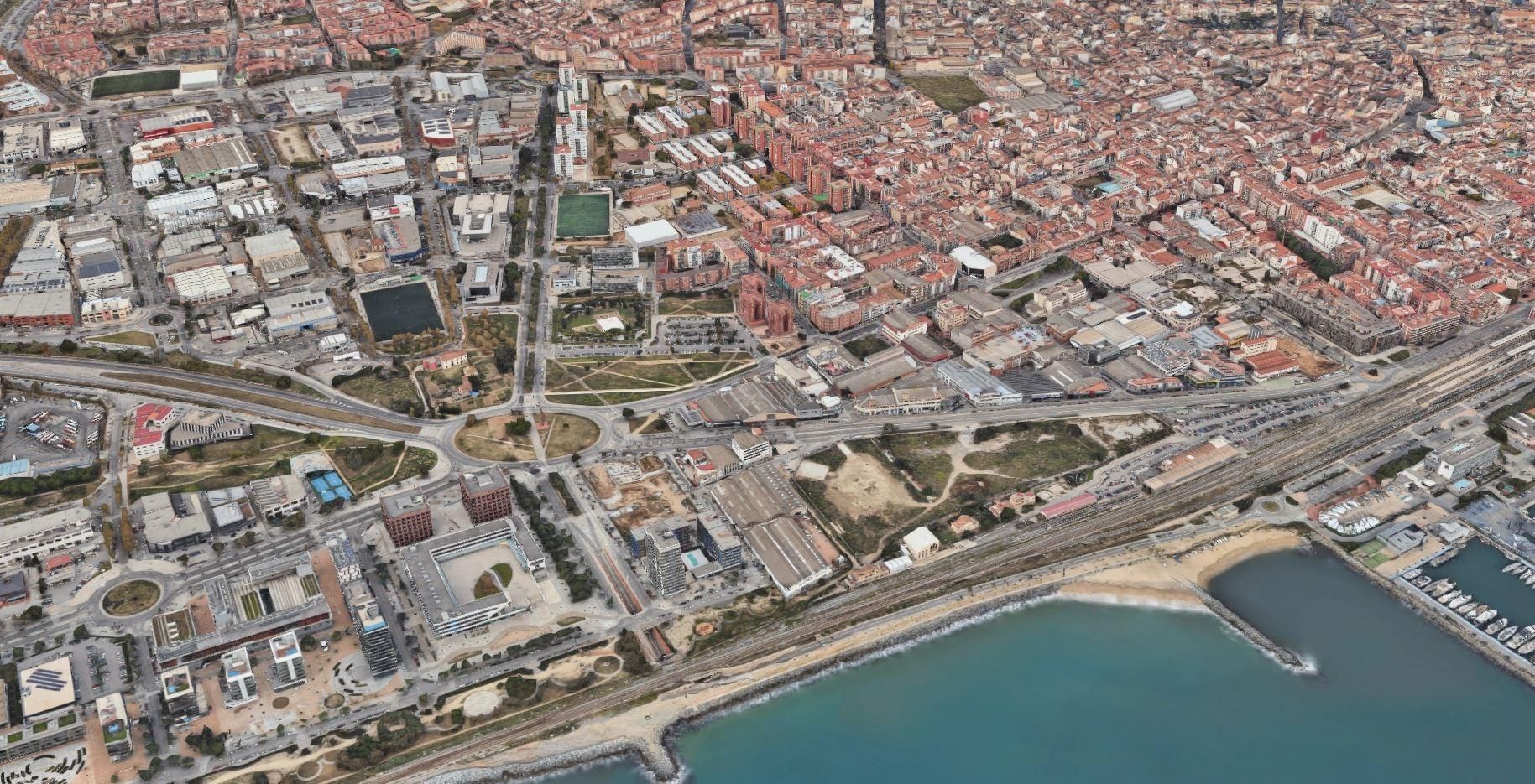 Vista exterior de Residencial en venda en Mataró