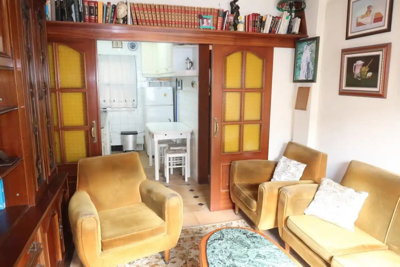 Living room of Flat for sale in A Coruña Capital   with Heating and Parquet flooring