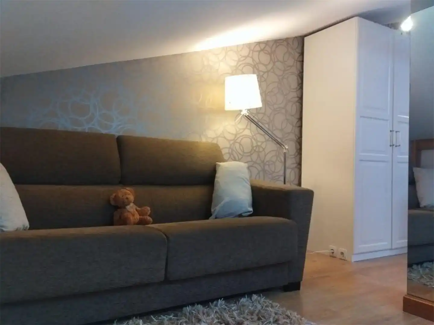 Living room of Detached homes for rent in Areatza  with Private garden, Parquet flooring and Furnished