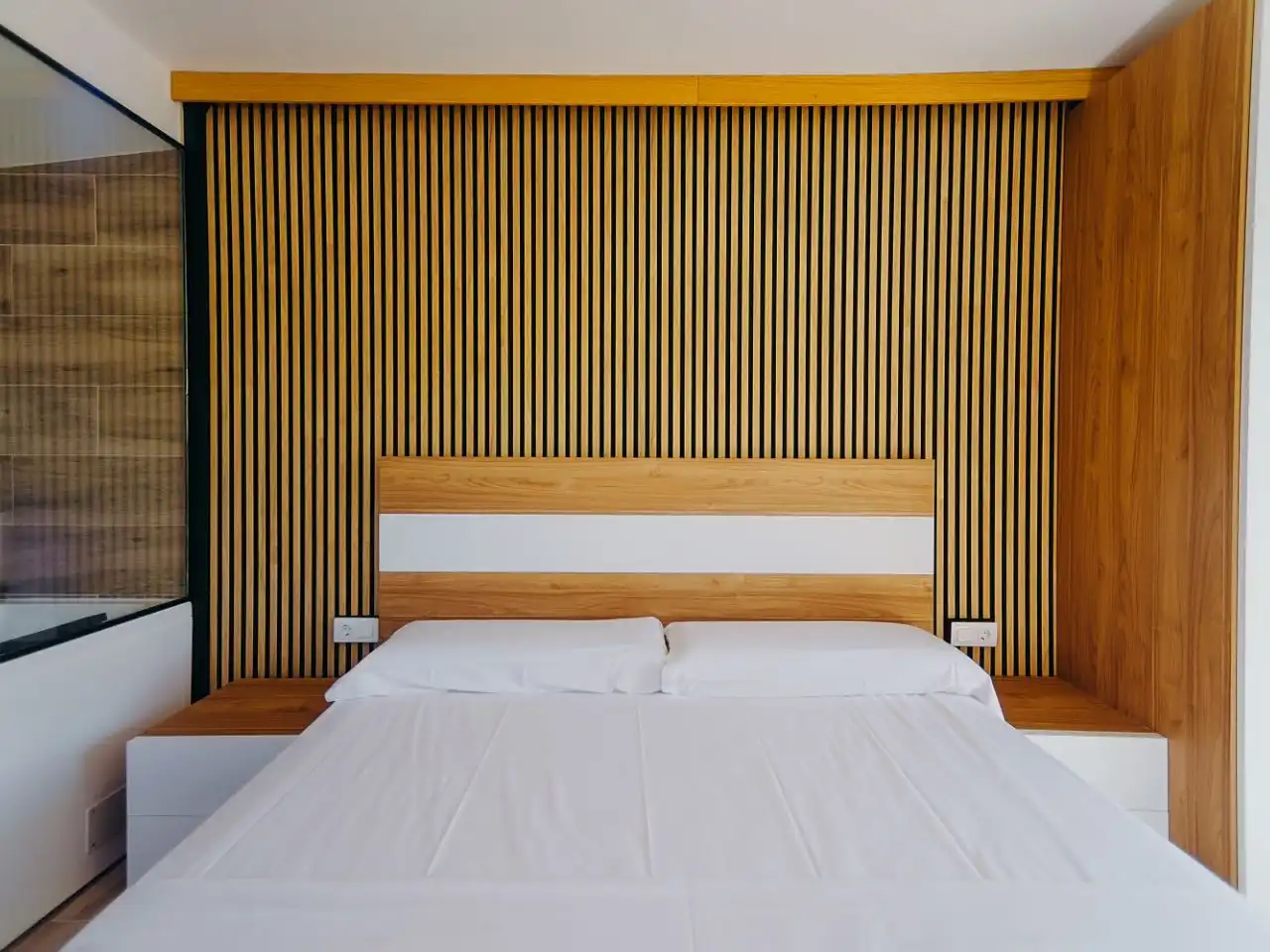 Schlafzimmer von Wohnung zur Miete in Castell d'Aro, Platja d'Aro i s'Agaró mit Klimaanlage und Terrasse