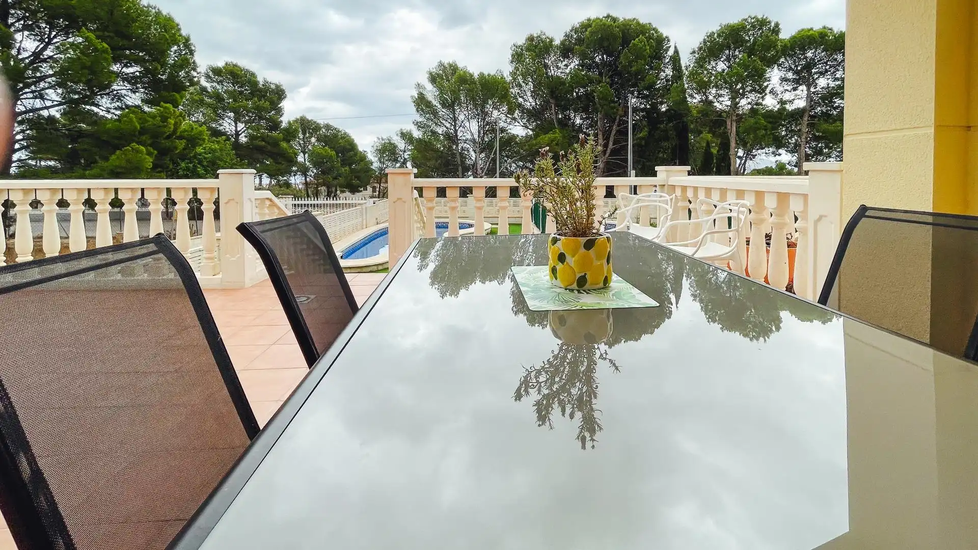Terrassa de Casa adosada en venda en La Nucia amb Aire condicionat, Jardí privat i Terrassa