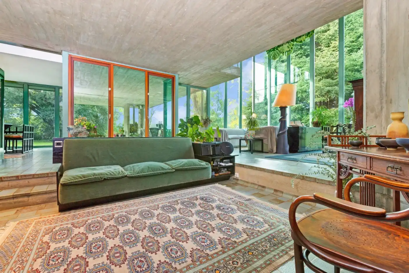 Sala de estar de Casa o chalet en venta en Les Franqueses del Vallès con Calefacción, Jardín privado y Terraza