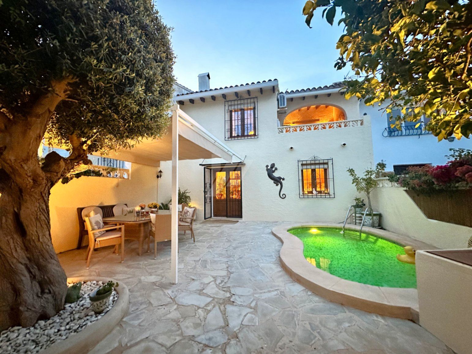Exterior view of House or chalet for sale in Moraira  with Air Conditioner, Heating and Private garden