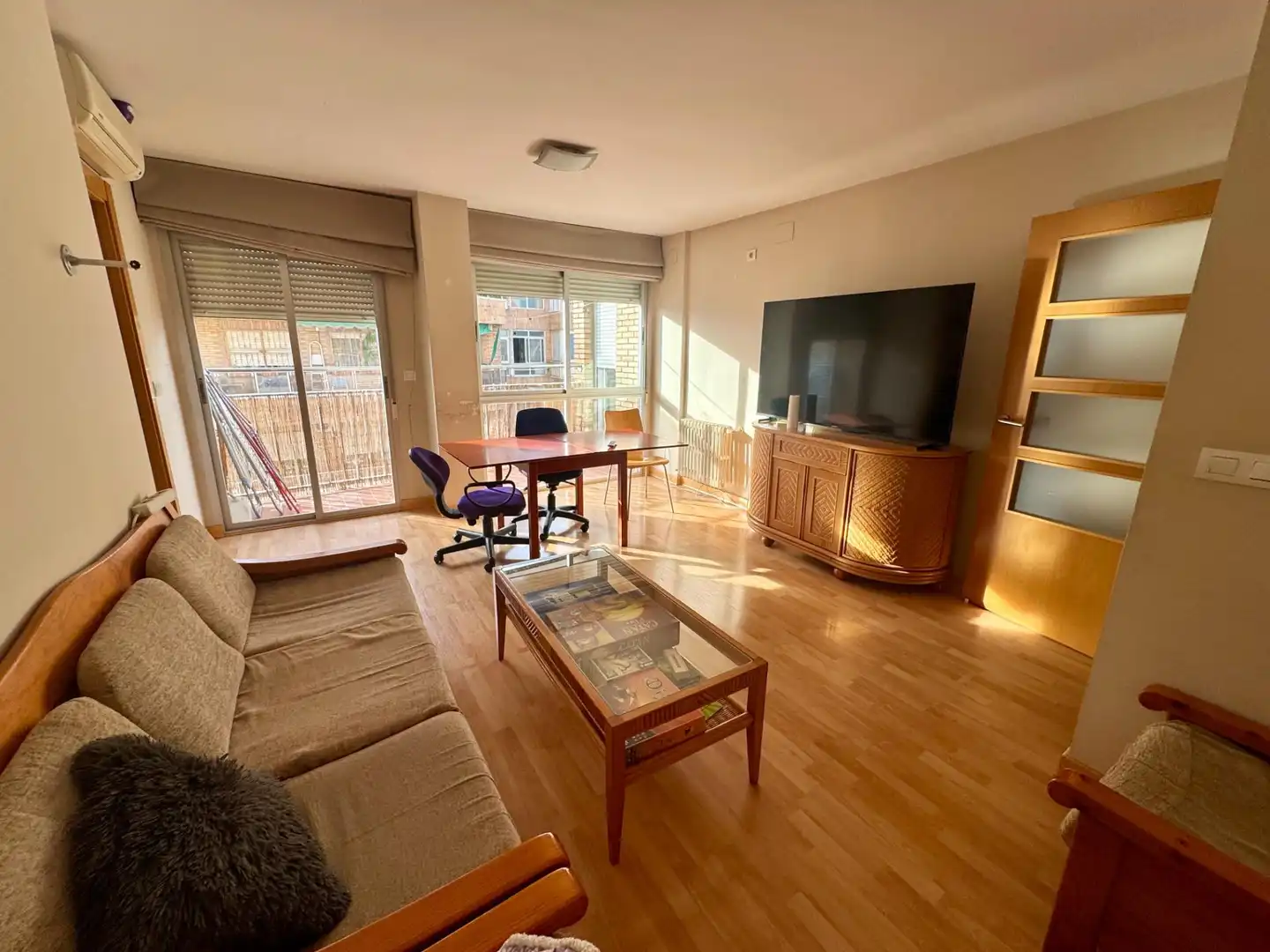 Sala d'estar de Pis de lloguer en Granada amb Aire condicionat, Calefacció i Terrassa