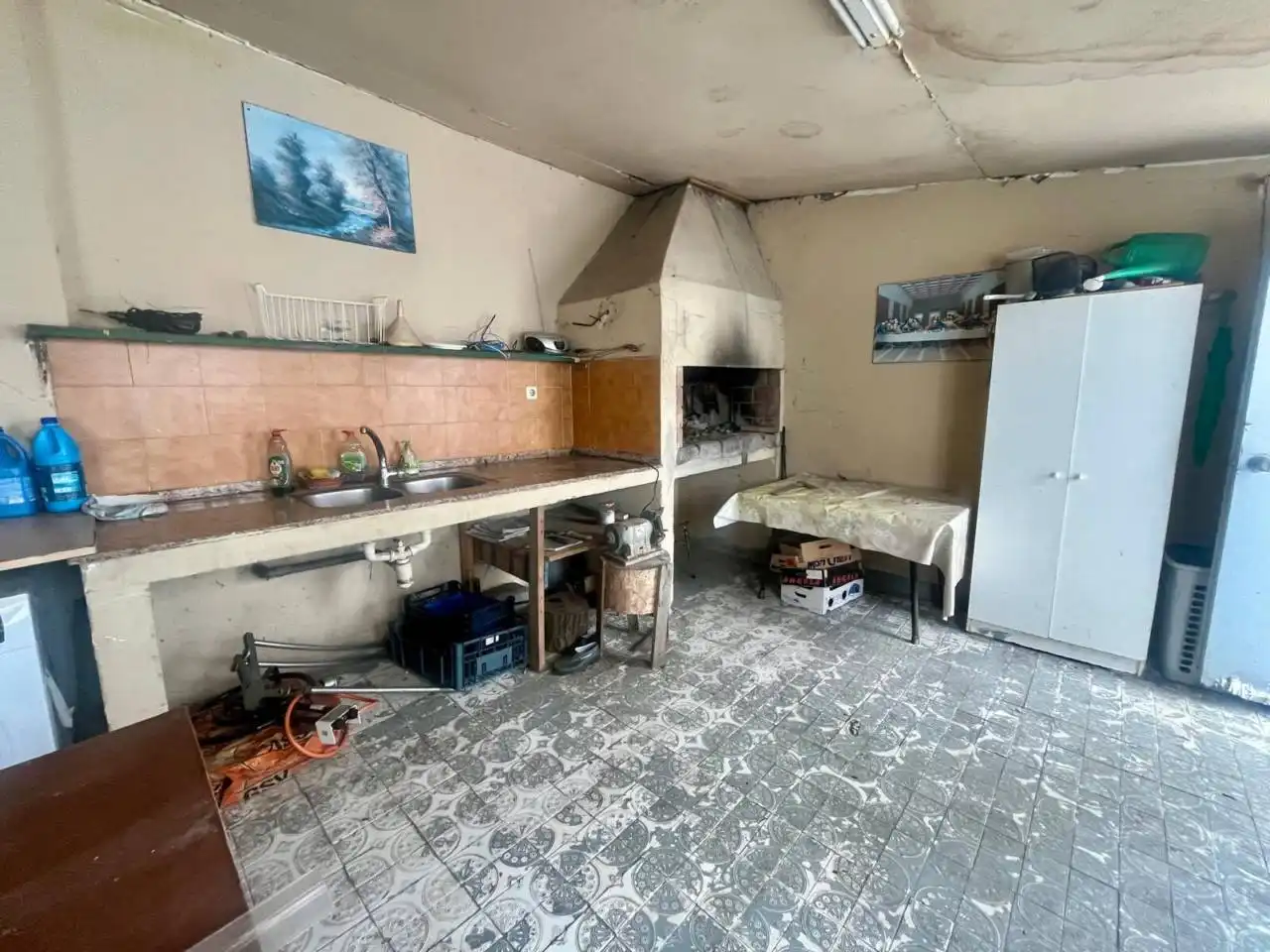 Cocina de Casa o chalet en venta en Cambre  con Jardín privado, Terraza y Amueblado