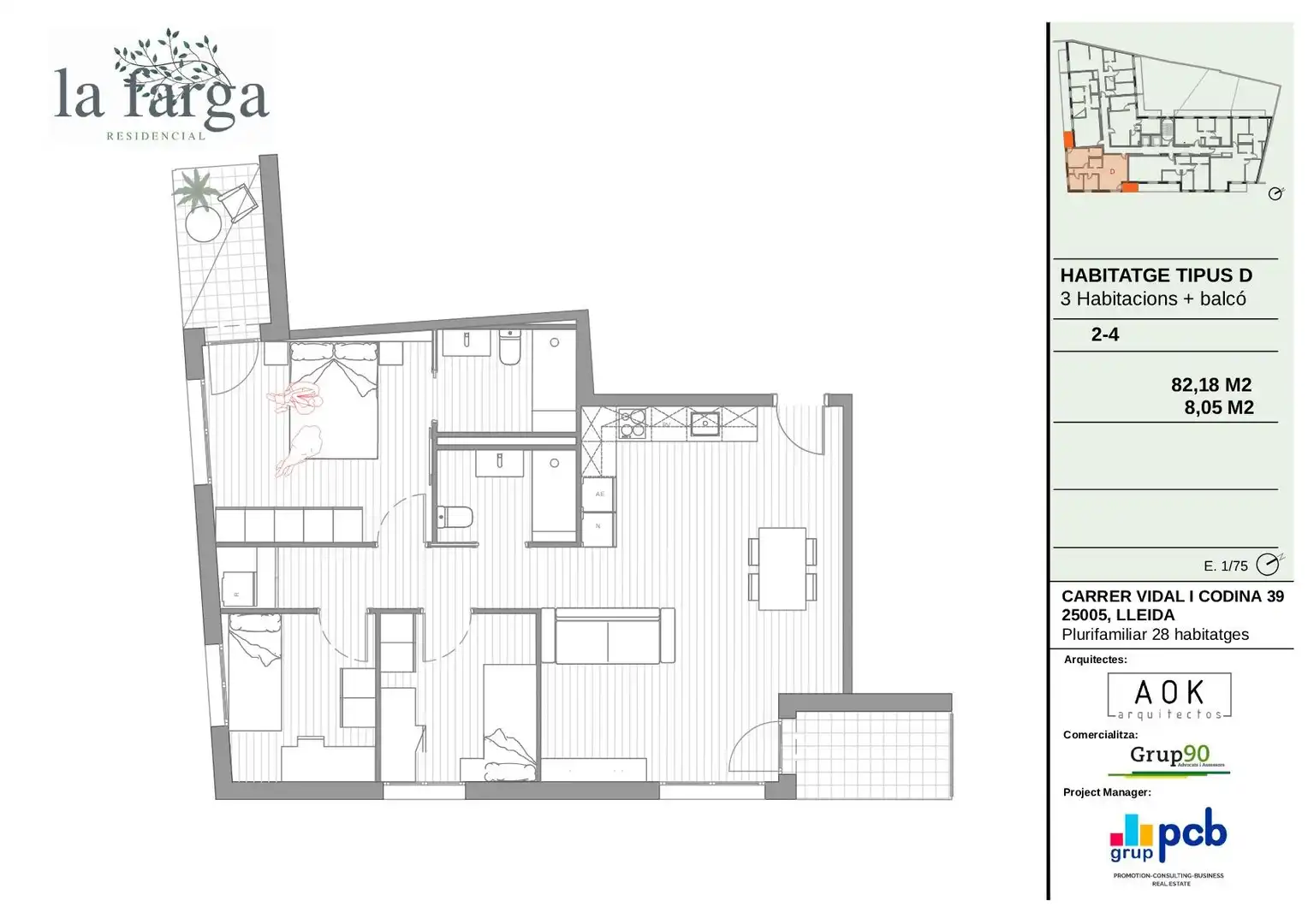 Appartement compact avec ascenseur à vendre à Calle VIDAL I CODINA, imagen 14