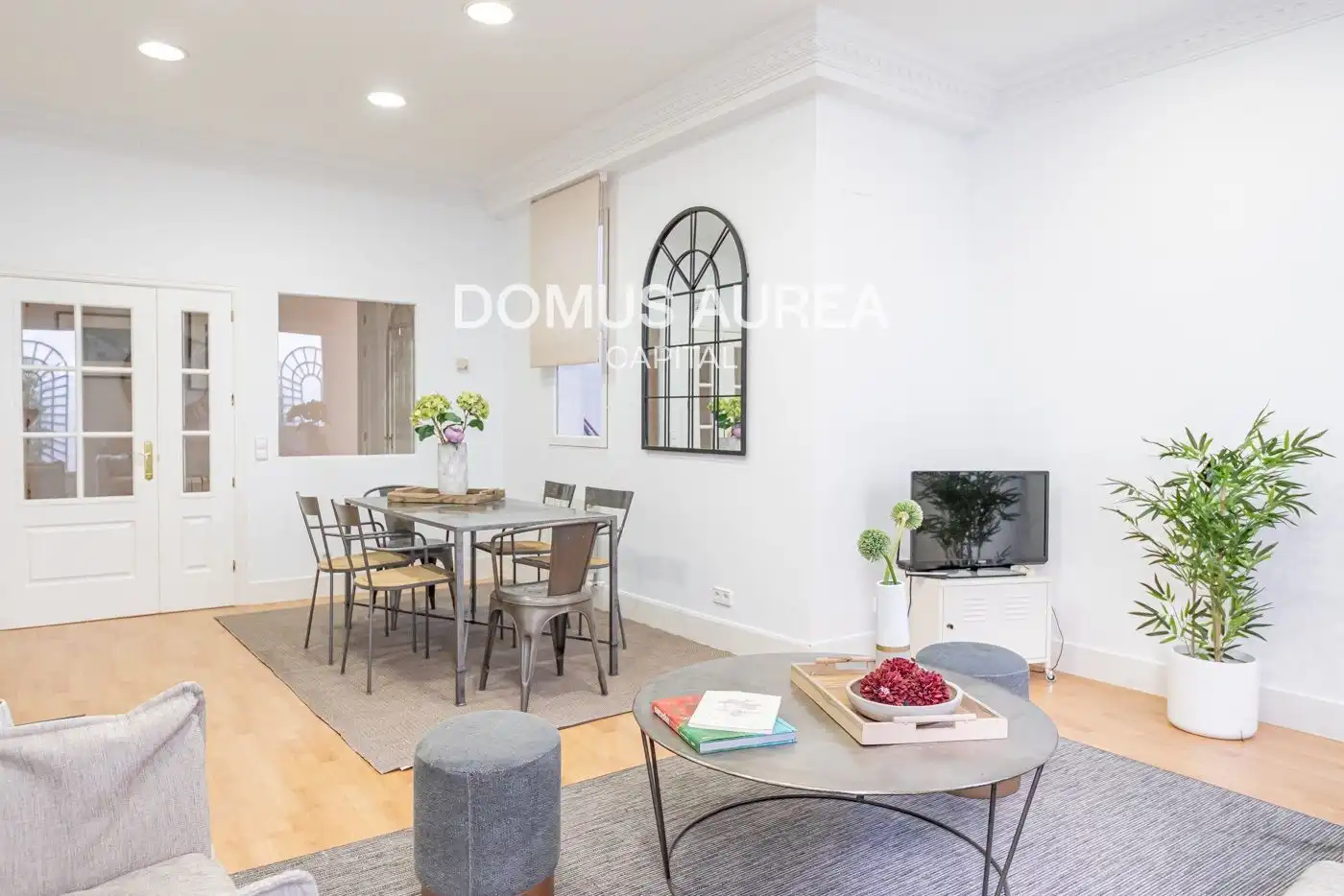Esszimmer von Wohnung zur Miete in Madrid mit Klimaanlage, Heizung und Terrasse