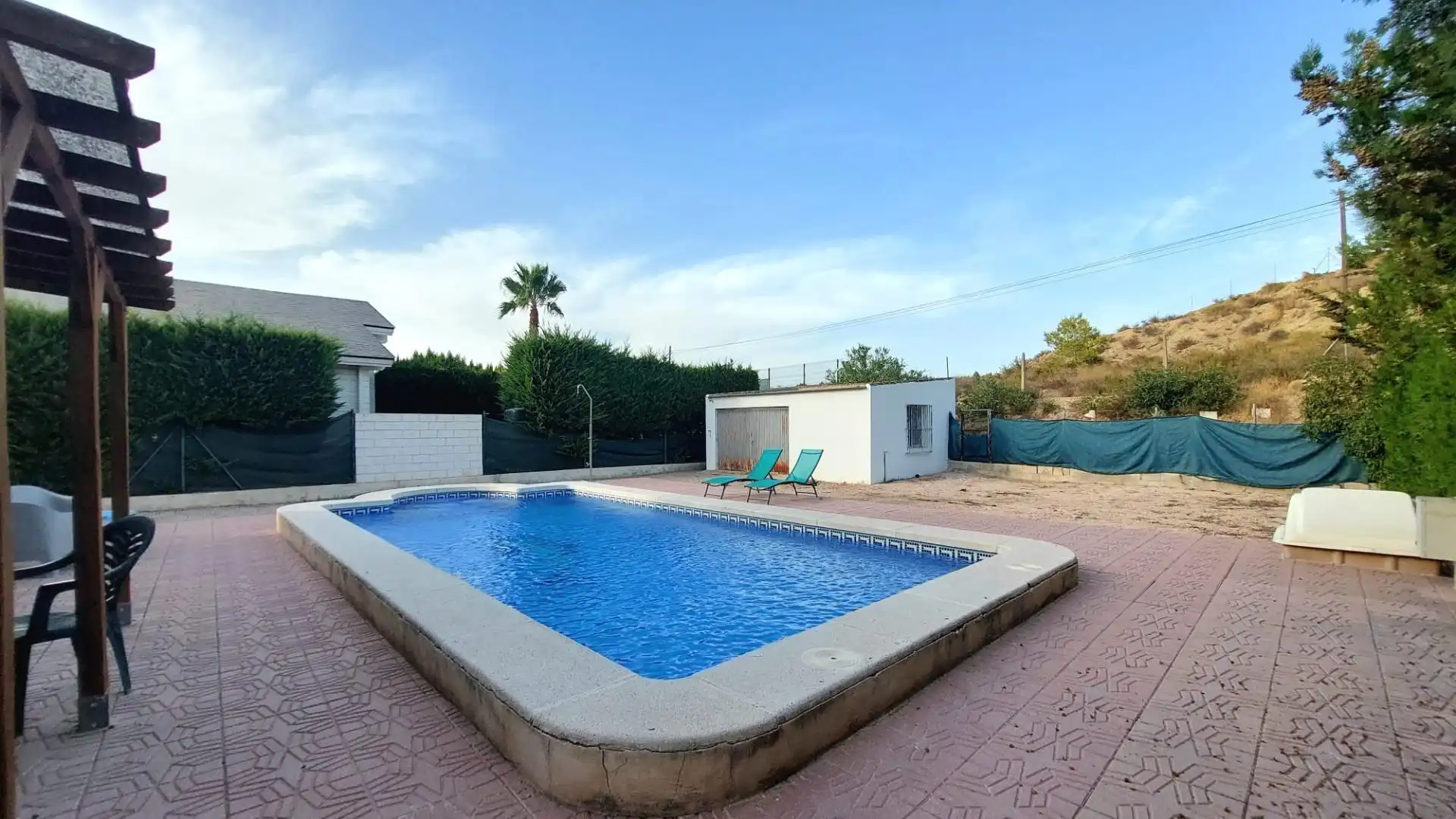 Piscina de Finca rústica en venda en Murcia amb Aire condicionat, Calefacció i Jardí privat