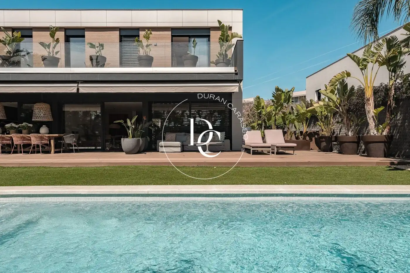 Terraza de Casa o chalet de alquiler en Sitges con Aire acondicionado, Calefacción y Jardín privado