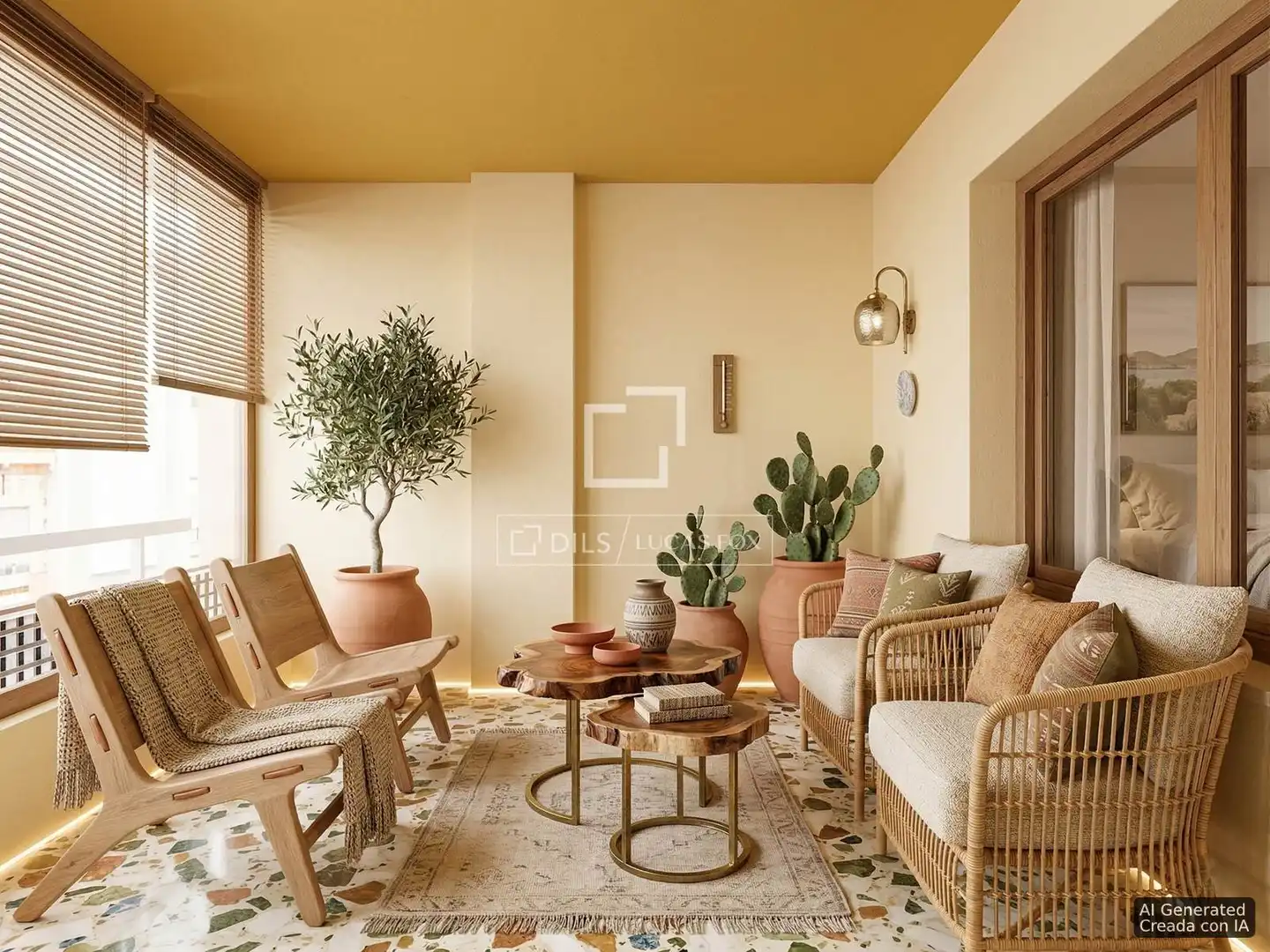 Sala de estar de Piso en venta en Eivissa con Terraza, Amueblado y Balcón