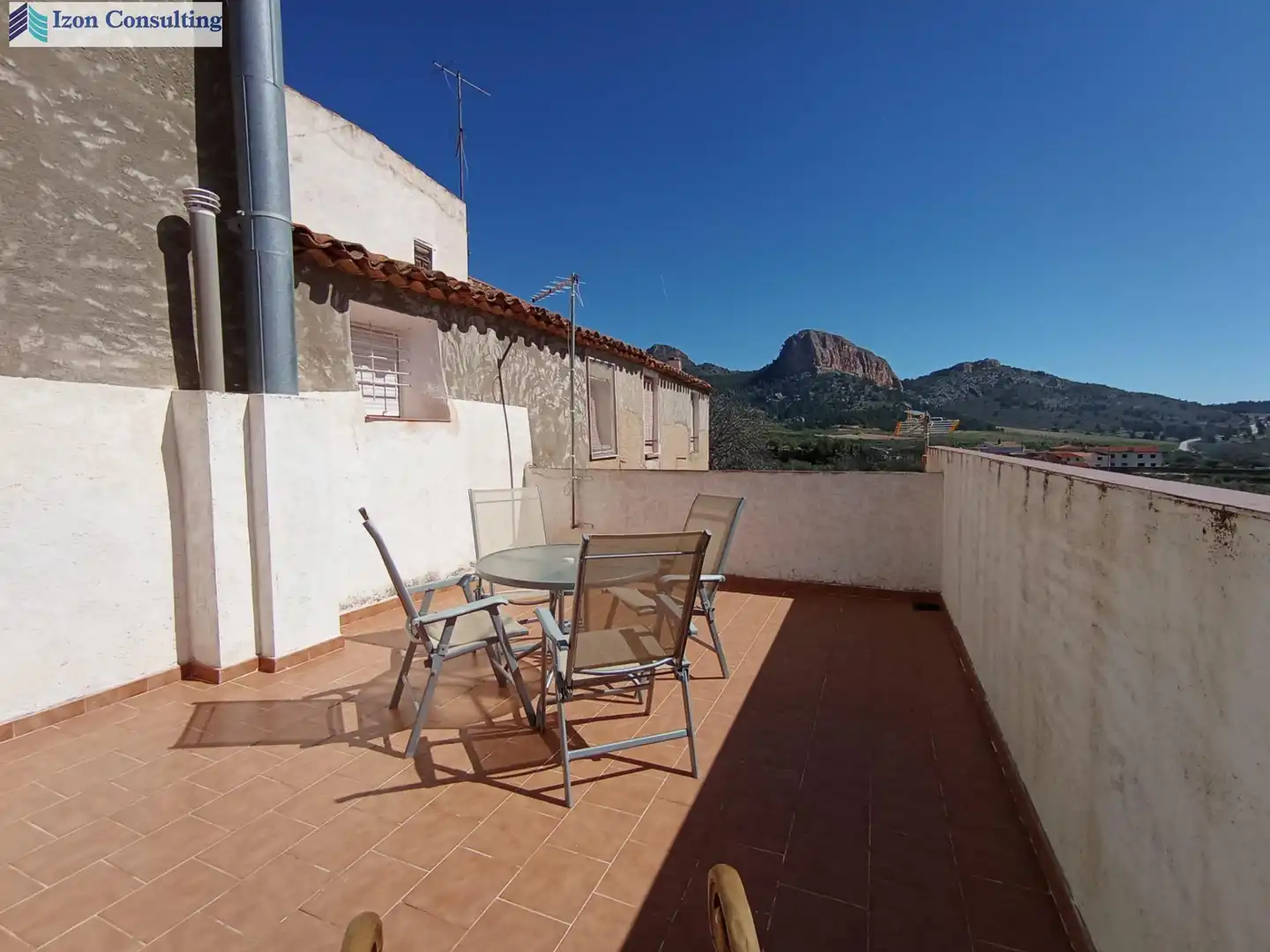 Terrassa de Casa o xalet en venda en Elche de la Sierra amb Calefacció, Jardí privat i Terrassa