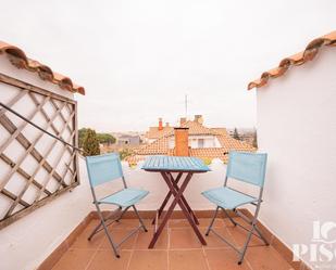 Balcony of Attic for sale in Sant Cugat del Vallès  with Heating, Parquet flooring and Terrace