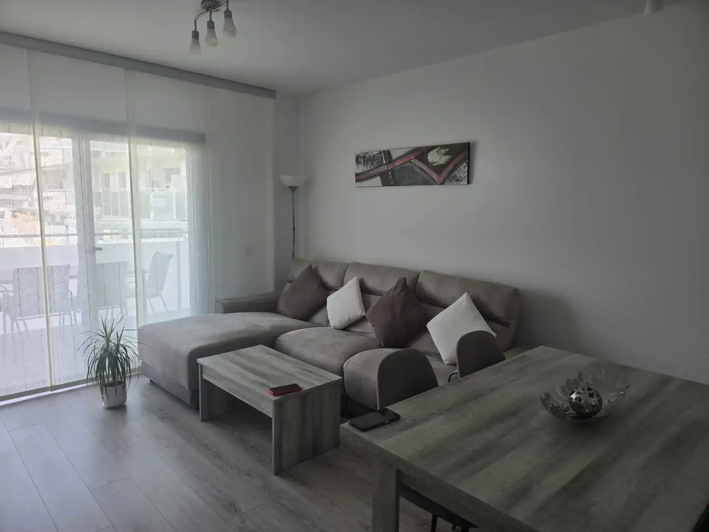 Living room of Flat for sale in Sant Pere de Ribes  with Air Conditioner, Terrace and Storage room