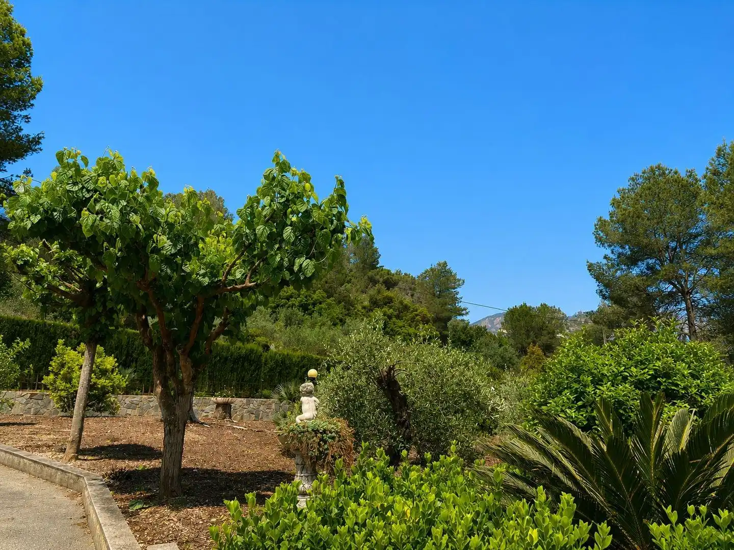 Garden of Houses for sale in Simat de la Valldigna  with Air Conditioner, Heating and Swimming Pool
