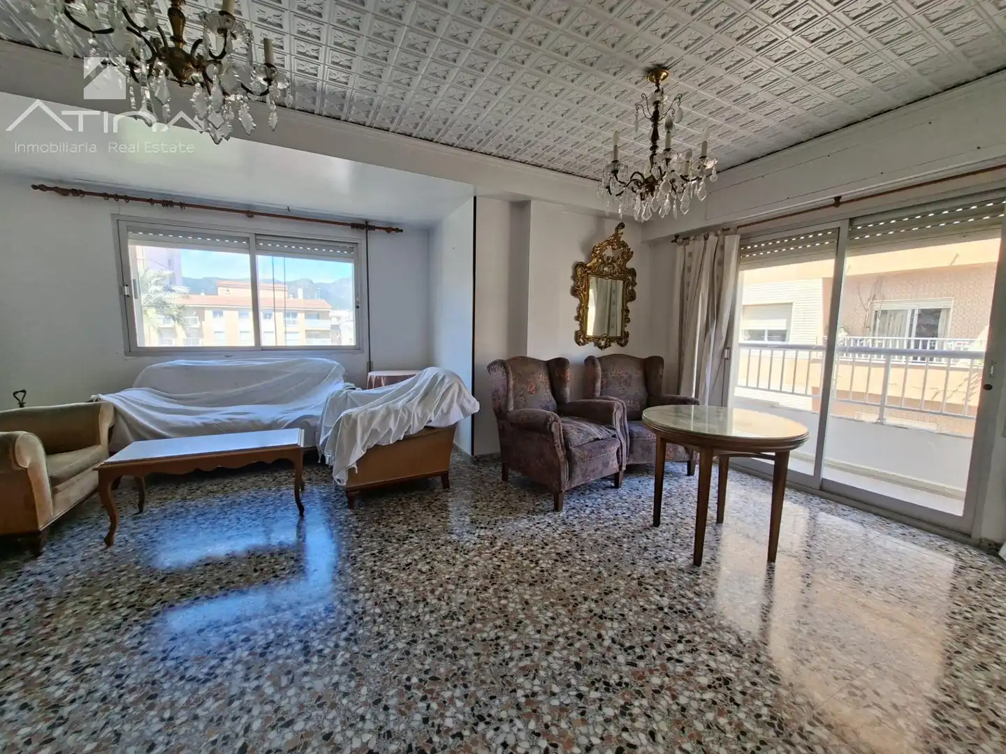 Sala de estar de Piso en venta en Gandia con Balcón