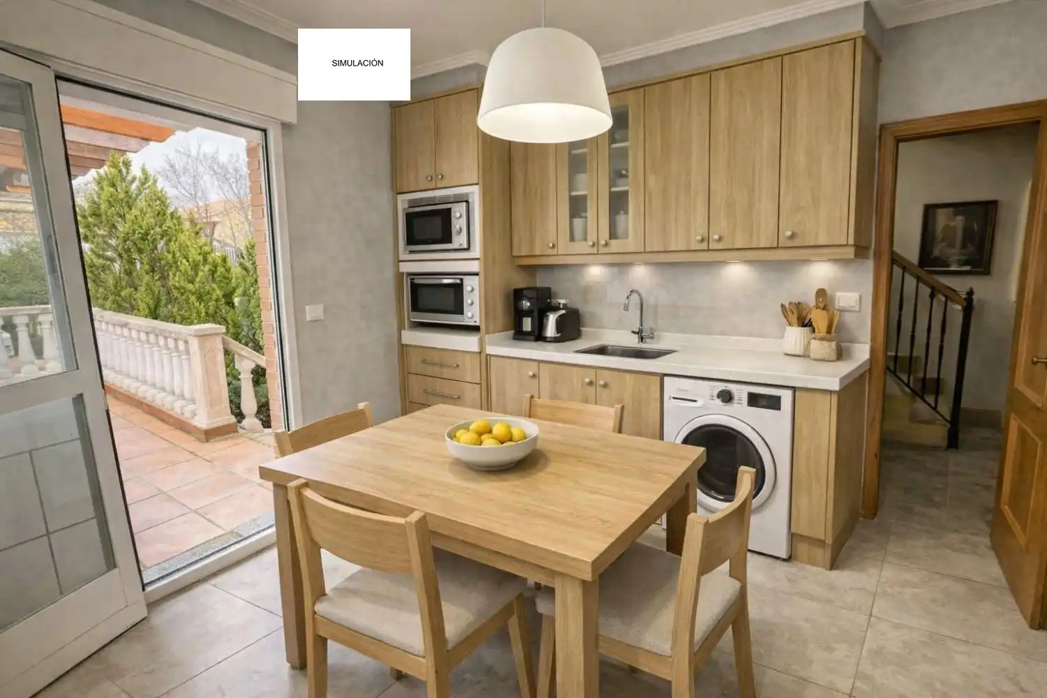 Kitchen of Houses for sale in Miraflores de la Sierra  with Heating, Private garden and Terrace