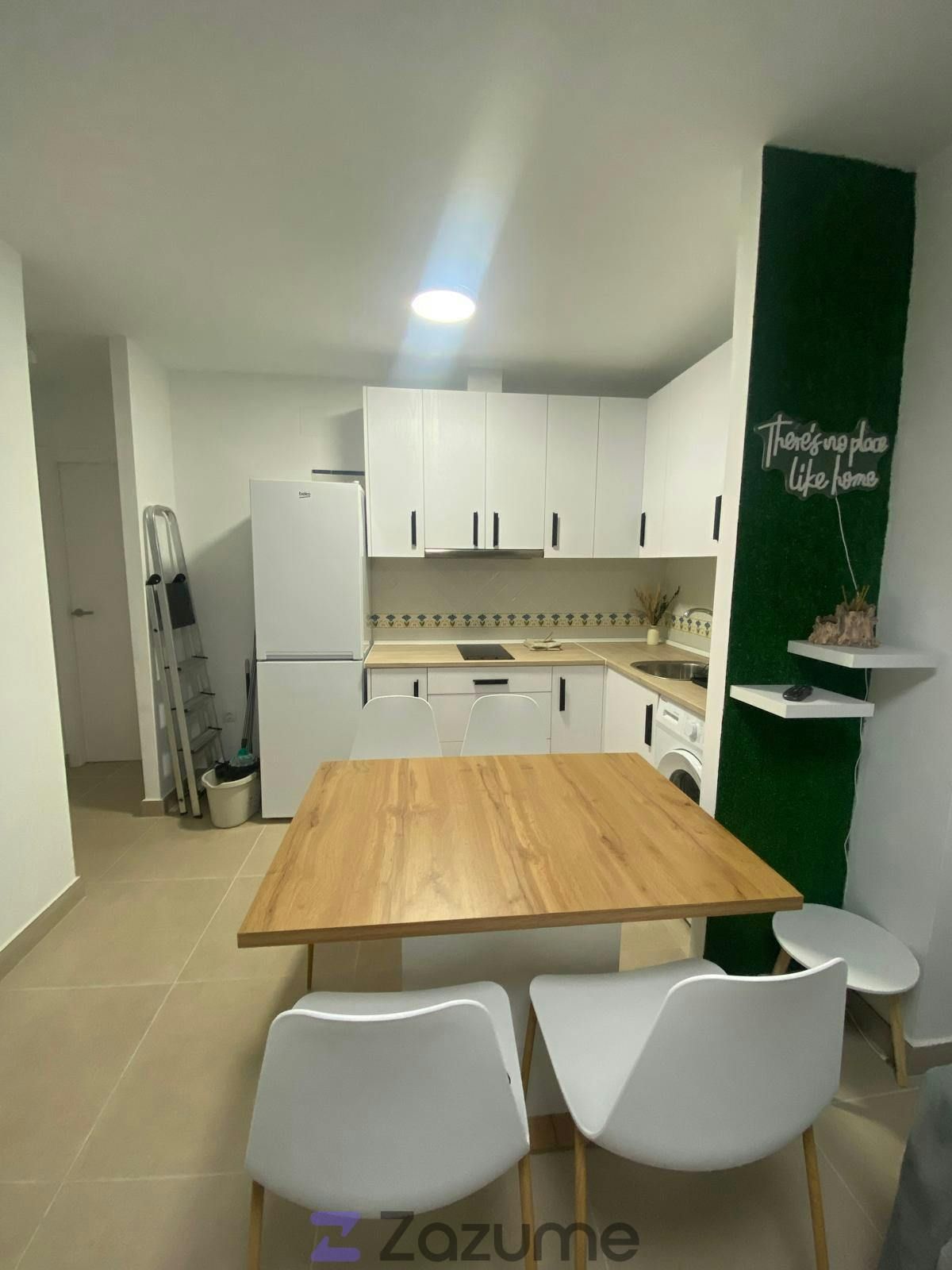 Kitchen of Flat to rent in Gibraleón  with Swimming Pool, Furnished and Washing machine