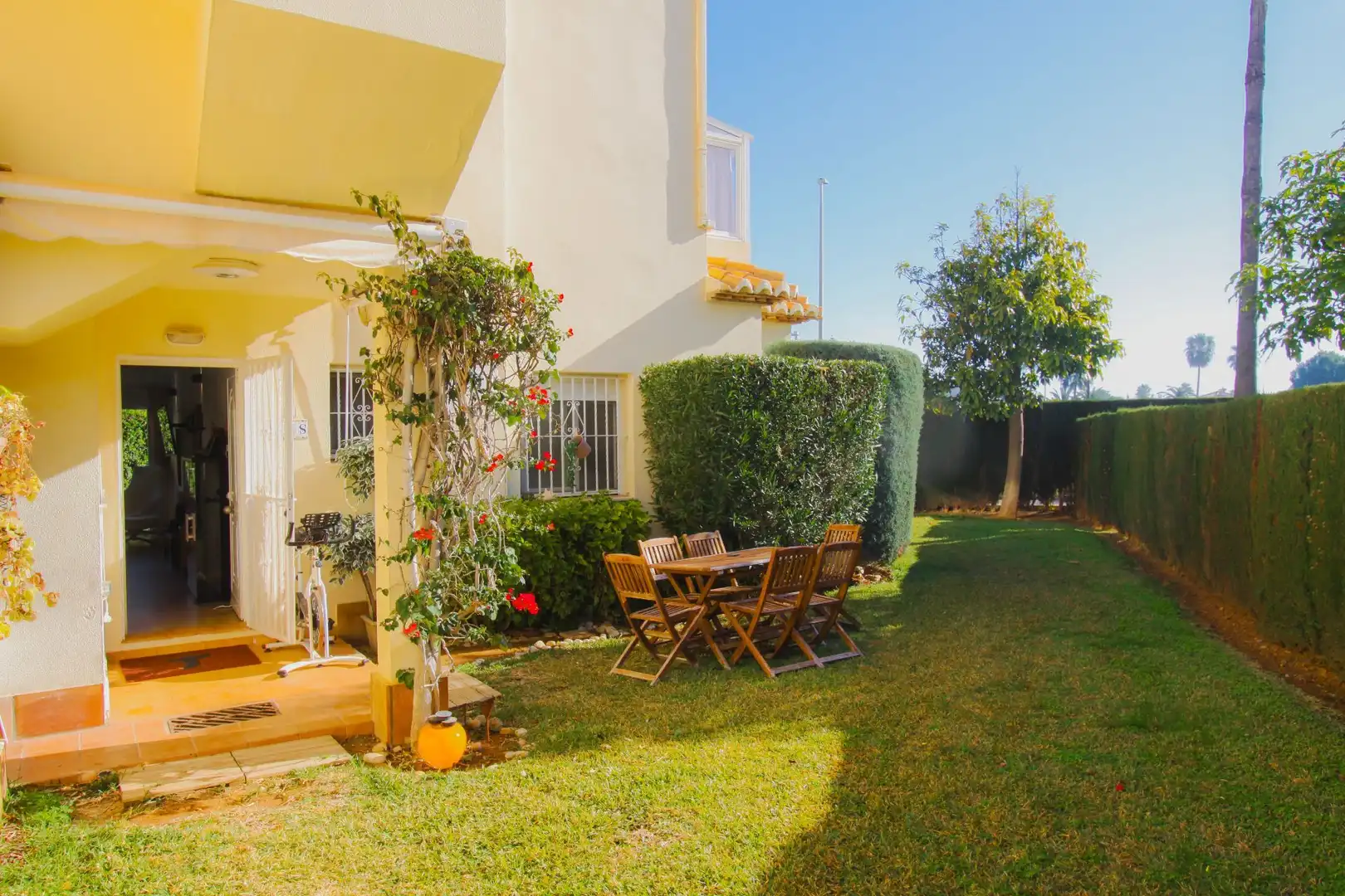 Garden of Apartments for sale in Els Poblets  with Air Conditioner, Private garden and Storage room
