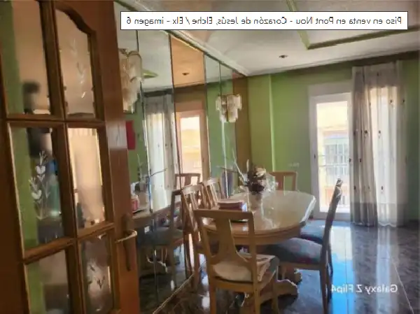 Comedor de Piso en venta en Elche / Elx con Aire acondicionado, Trastero y Balcón