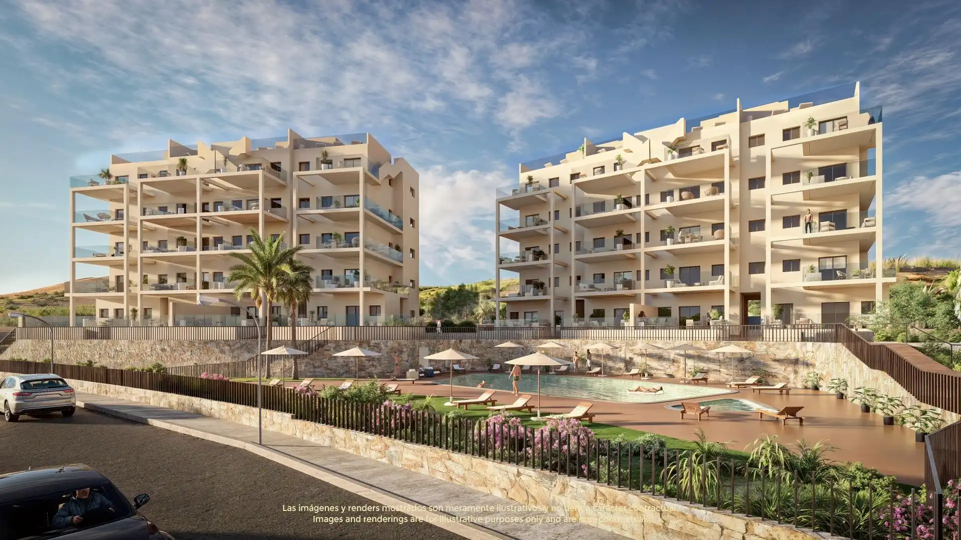 Vista exterior de Apartamento en venta en Murcia con Aire acondicionado, Calefacción y Jardín privado