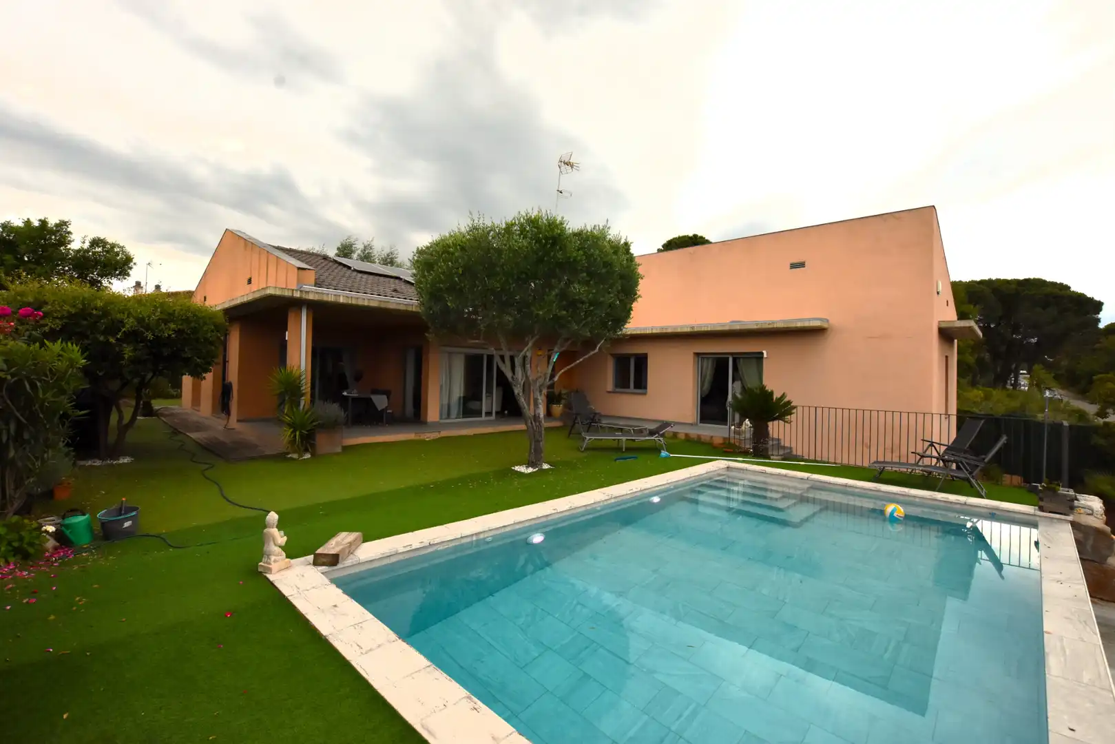 Jardín de Casa o chalet en venta en Vidreres con Aire acondicionado, Calefacción y Jardín privado