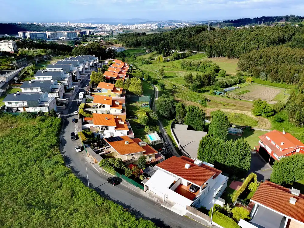 Vista exterior de Casa adosada en venta en A Coruña Capital  con Calefacción, Jardín privado y Parquet