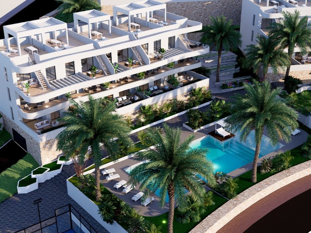 Exterior view of Apartment for sale in Finestrat  with Swimming Pool