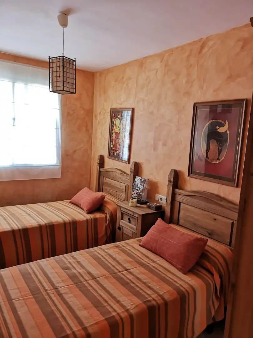 Dormitori de Apartament de lloguer en Peñíscola / Peníscola amb Aire condicionat, Calefacció i Terrassa